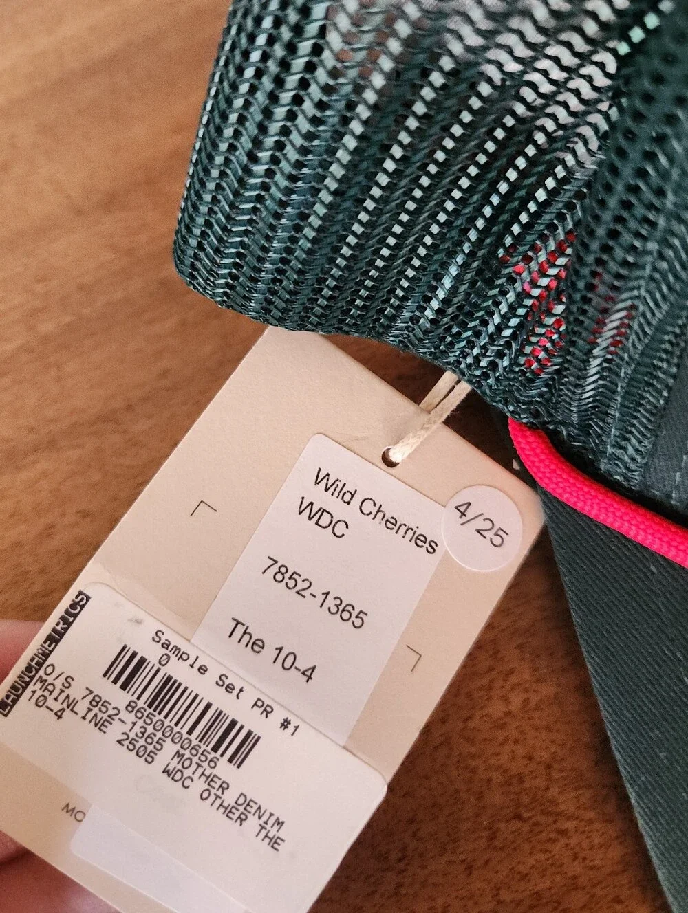 MOTHER DENIM The 10-4 Wild Cherries Trucker Hat NEW NWT